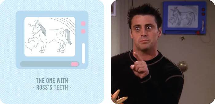 S06e08: The One With Ross’s Teeth