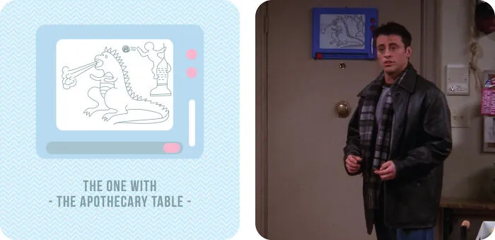 S06e11: The One With The Apothecary Table