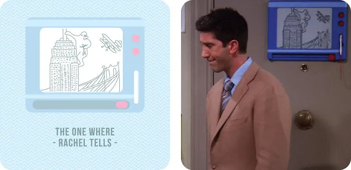 S08e03: The One Where Rachel Tells