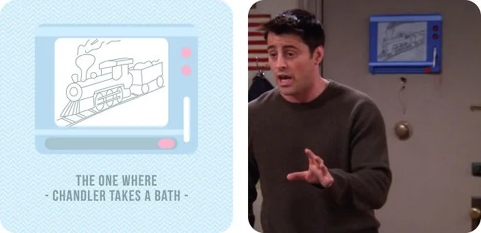 S08e13: The One Where Chandler Takes A Bath