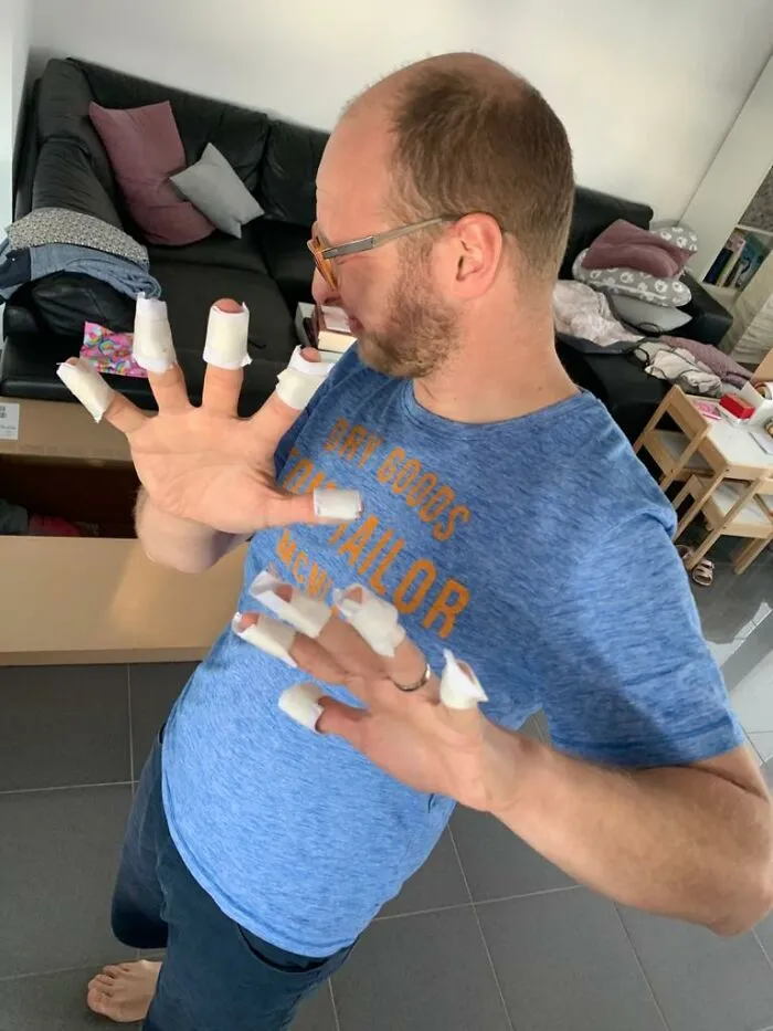 My Boss Tried His New BBQ Grill. Apparently It Can Become Quite Hot...