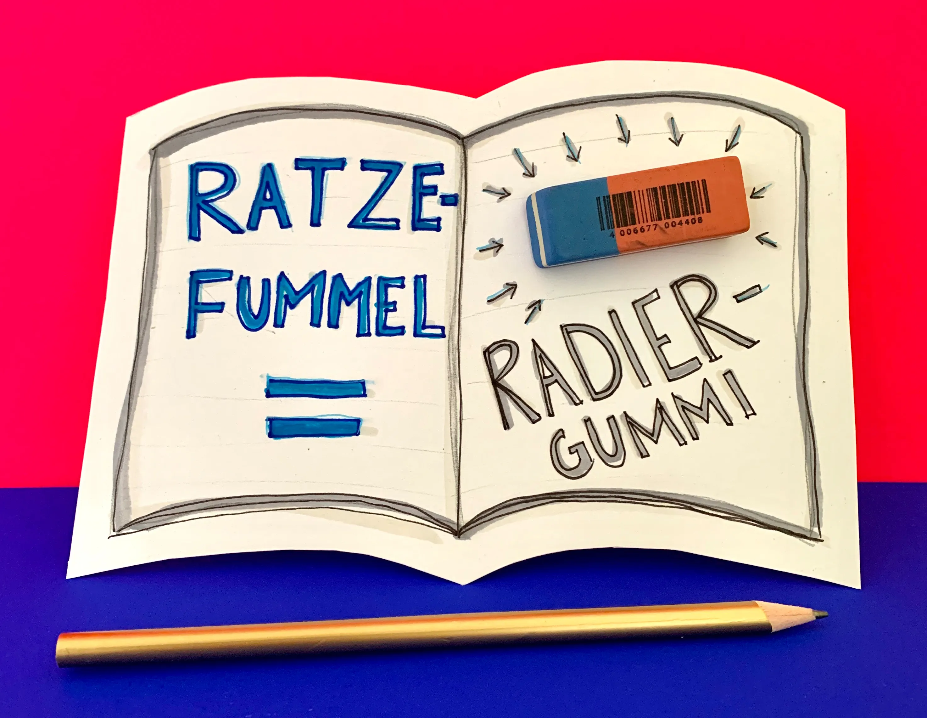 I Made A DIY Book About Funny German Words.