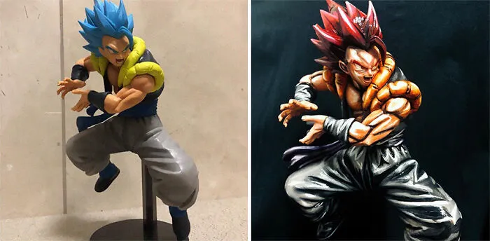 Artist Transforms Generic Anime Figurines And They Look Like They Escaped A Manga (43 Pics)