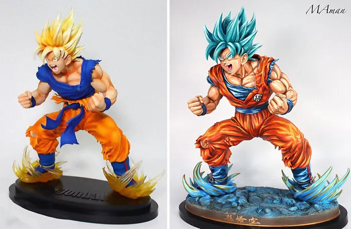 Artist Transforms Generic Anime Figurines And They Look Like They Escaped A Manga (43 Pics)