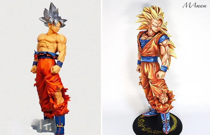 Artist Transforms Generic Anime Figurines And They Look Like They Escaped A Manga (43 Pics)