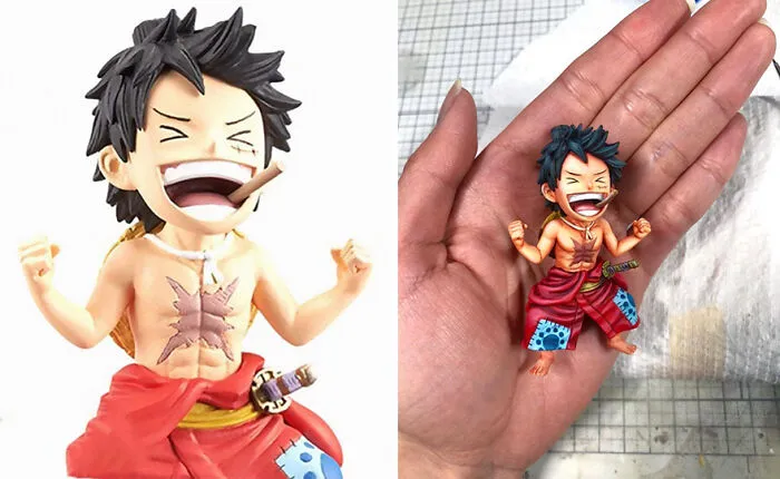 Artist Transforms Generic Anime Figurines And They Look Like They Escaped A Manga (43 Pics)