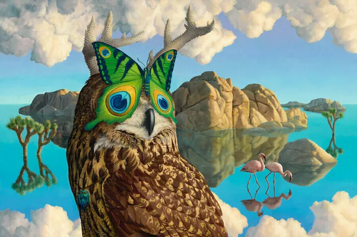 72 Surrealistic Oil Paintings That Capture The Fierce Beauty Of Wildlife By Jon Ching