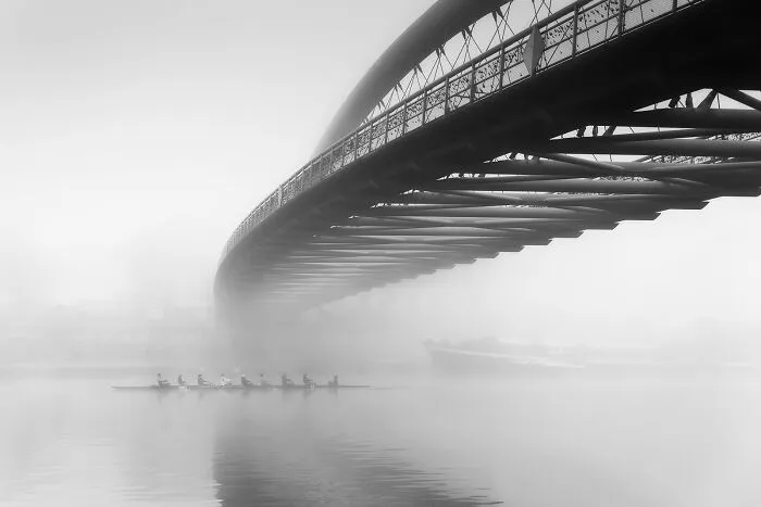I Had A Split Second To Take A Good Photograph Of The Rowing Boat Which Was Moving So Rapidly