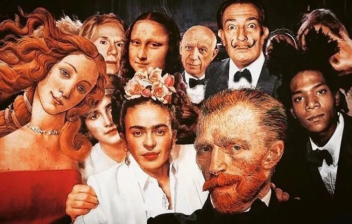 Lo que ocurre cuando combinas cuadros famosos y cultura pop: Este artista crea 40 collages como respuesta