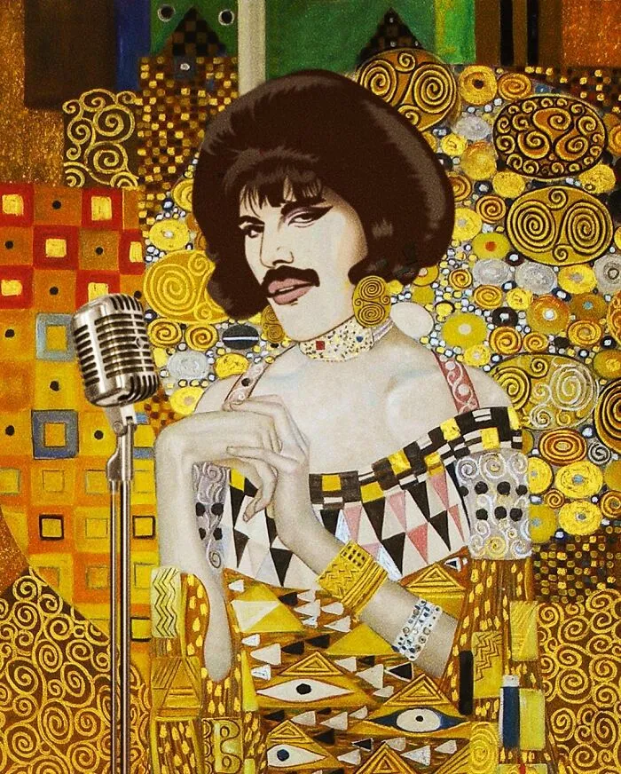 Lo que ocurre cuando combinas cuadros famosos y cultura pop: Este artista crea 40 collages como respuesta