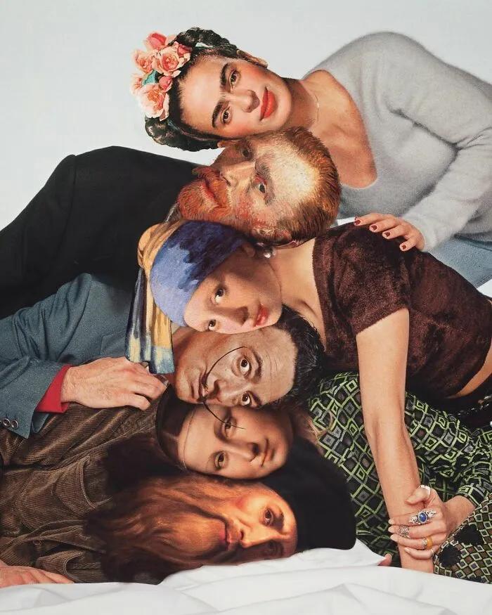 Lo que ocurre cuando combinas cuadros famosos y cultura pop: Este artista crea 40 collages como respuesta