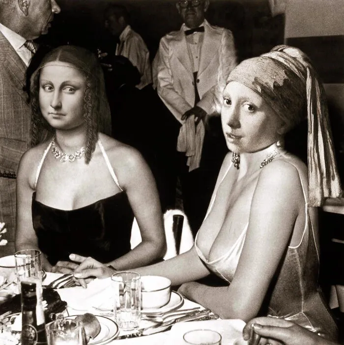 Lo que ocurre cuando combinas cuadros famosos y cultura pop: Este artista crea 40 collages como respuesta
