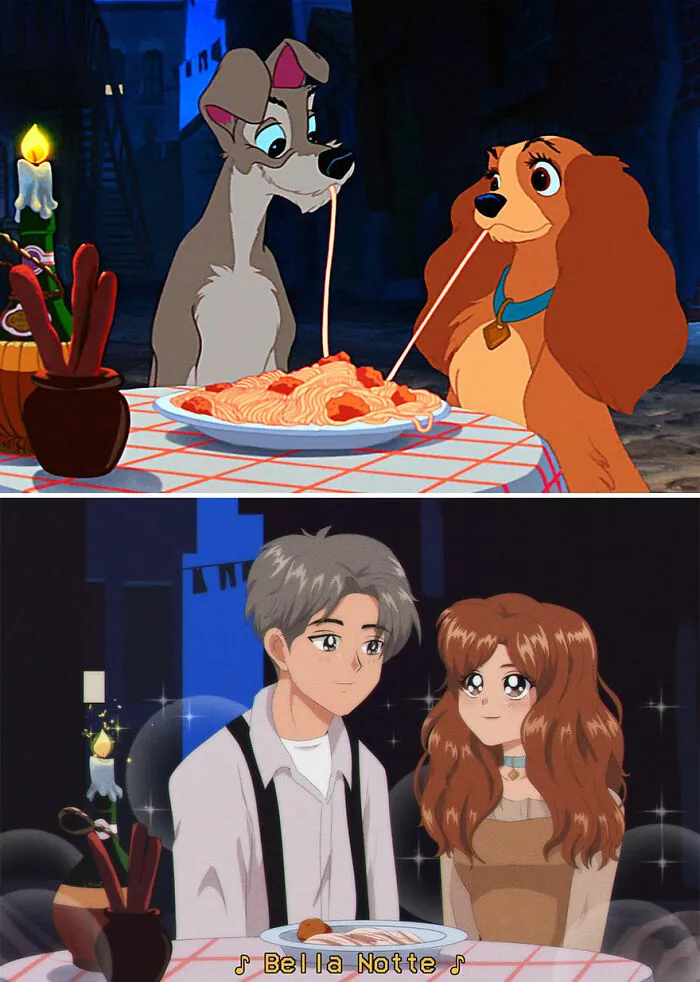 Artist Turns Popular Characters From Movies, TV Series, And Animation Into Anime (30 Pics)
