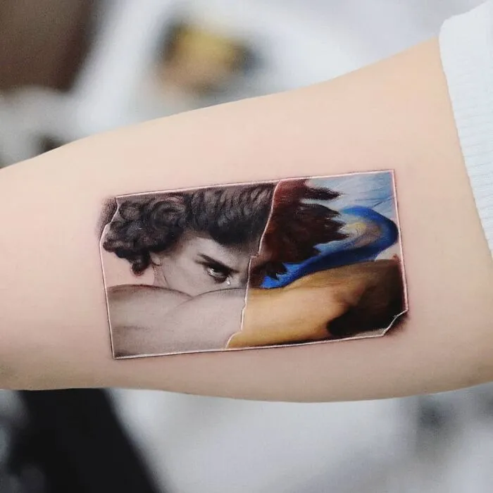 30 Detailed Tattoos Of Paintings And Popular Characters By Hakan Adik
