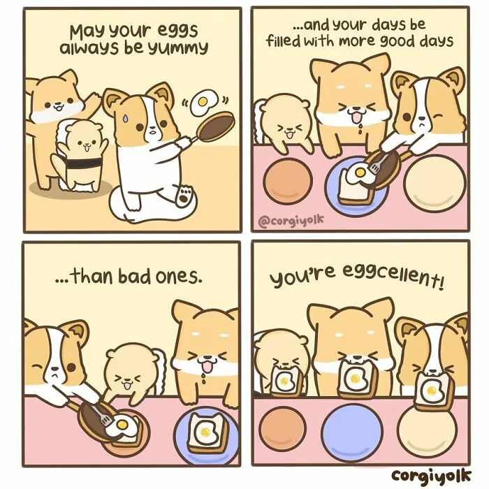 My 30 Wholesome Comics Featuring A Corgi And His Adventures With Other Animal Friends