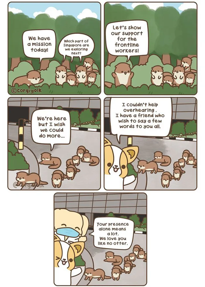 My 30 Wholesome Comics Featuring A Corgi And His Adventures With Other Animal Friends
