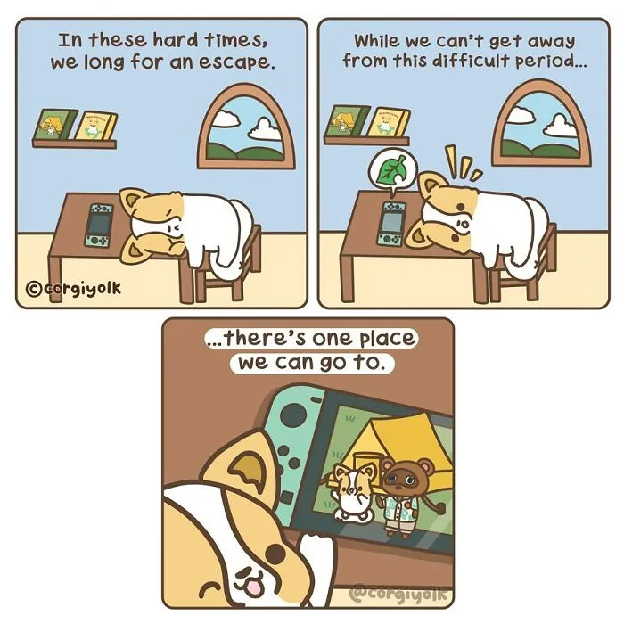 My 30 Wholesome Comics Featuring A Corgi And His Adventures With Other Animal Friends