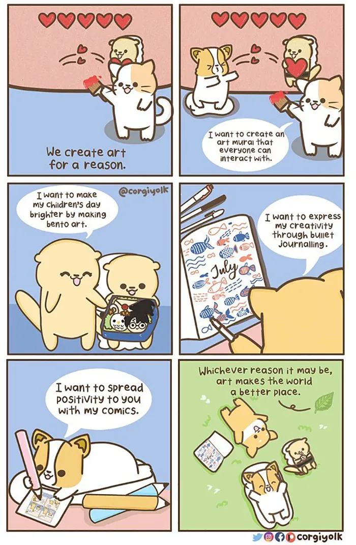 My 30 Wholesome Comics Featuring A Corgi And His Adventures With Other Animal Friends