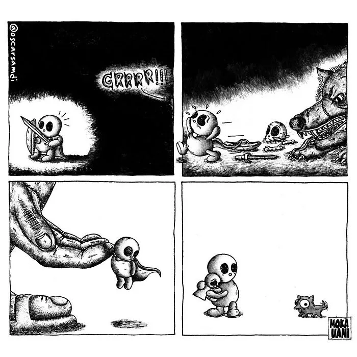 Psychologist Creates Comics With A Dark Humor To Shortly Forget About Everyday Life (45 New Pics)
