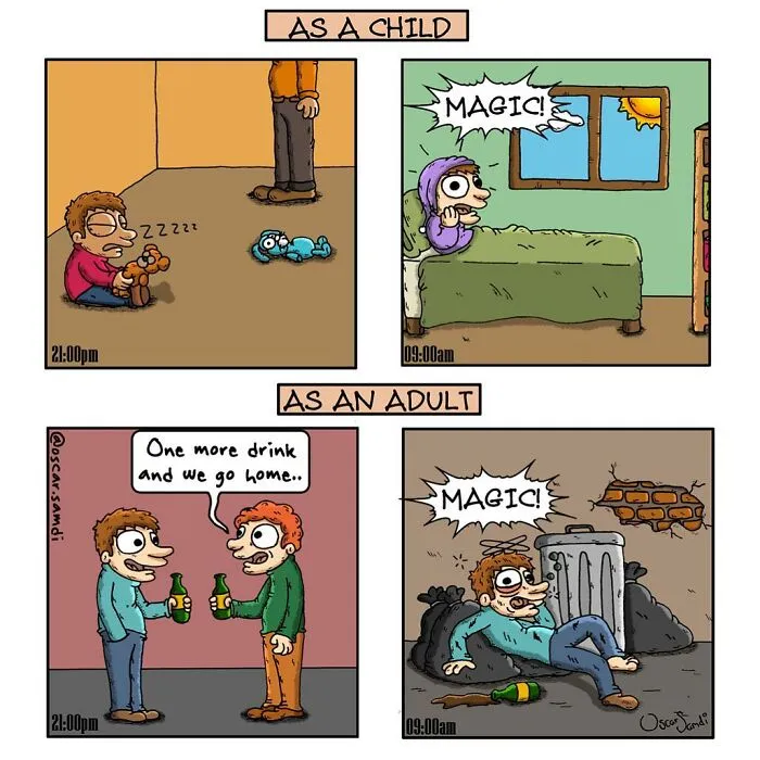 Psychologist Creates Comics With A Dark Humor To Shortly Forget About Everyday Life (45 New Pics)