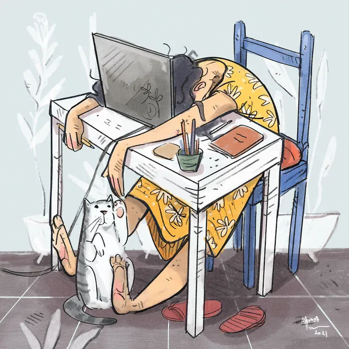 A 5 Minute Break At The Work Desk