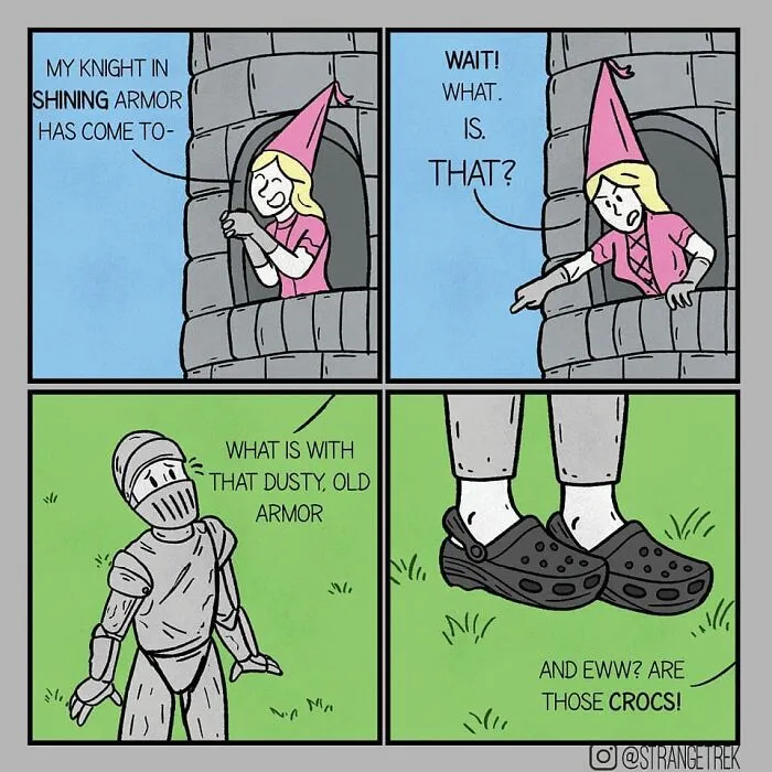 30 Funny Comics By StrangeTrek For People Who Like Horror And Pop Culture