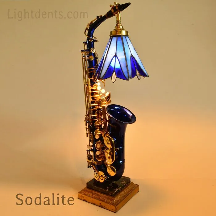 Artist Transforms Discarded Music Instruments And Other Vintage Items Into Lamps (66 Pics)