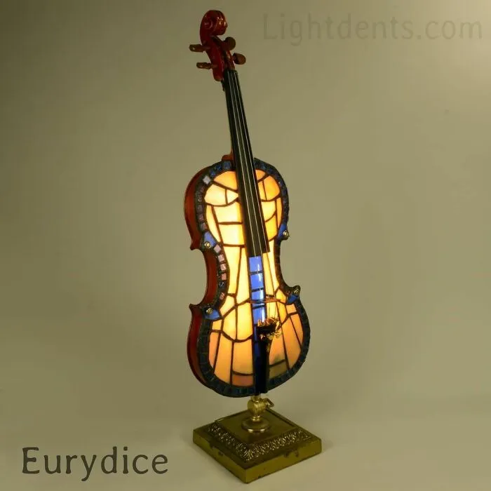 Artist Transforms Discarded Music Instruments And Other Vintage Items Into Lamps (66 Pics)