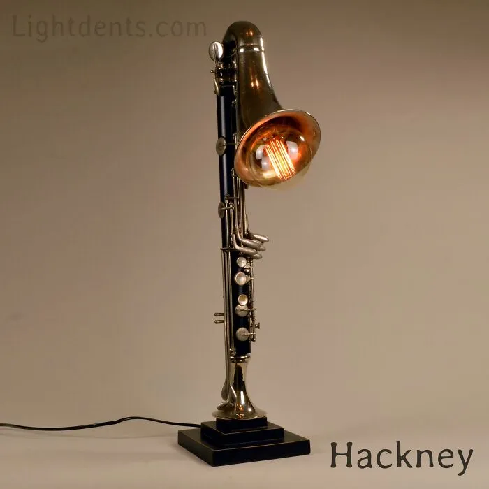 Artist Transforms Discarded Music Instruments And Other Vintage Items Into Lamps (66 Pics)