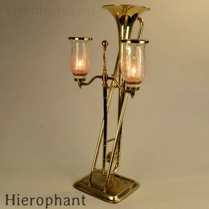 Artist Transforms Discarded Music Instruments And Other Vintage Items Into Lamps (66 Pics)