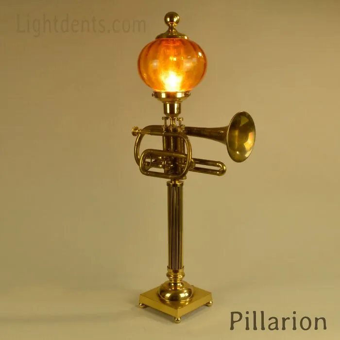 Artist Transforms Discarded Music Instruments And Other Vintage Items Into Lamps (66 Pics)