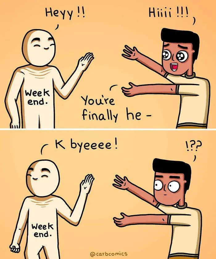 30 Funny Comics About Everyday Situations And Silly Puns By CarbComics