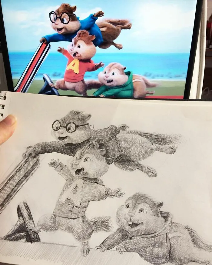 65 Pencil Drawings Of Our Favorite Pop Culture Characters By Samet Türkan