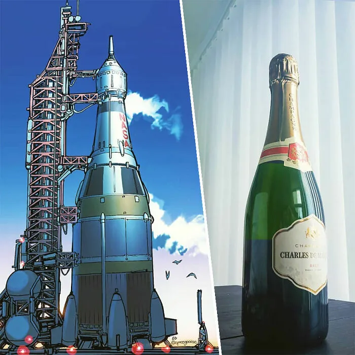 Este artista convierte objetos cotidianos en diseños de naves espaciales, y el resultado es de otro mundo (23 imágenes nuevas)