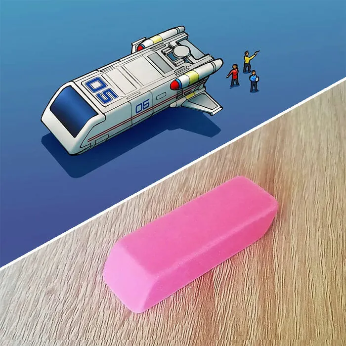 Este artista convierte objetos cotidianos en diseños de naves espaciales, y el resultado es de otro mundo (23 imágenes nuevas)