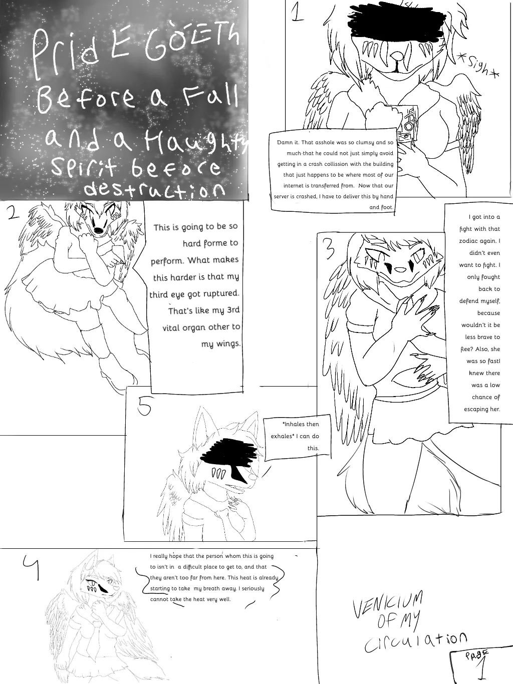 Venicium Of My Circulation- Comic Page 1