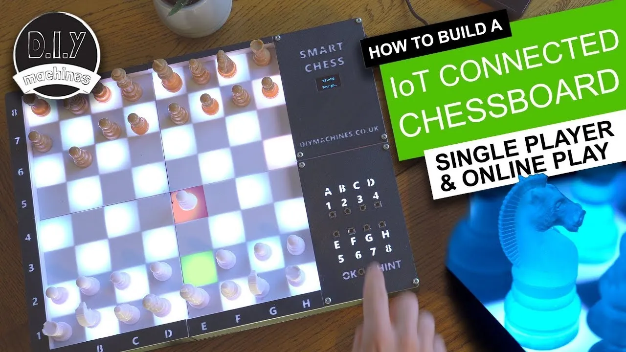 I Made A Smart Chessboard Which Connects With Others For Remote Games On The Internet