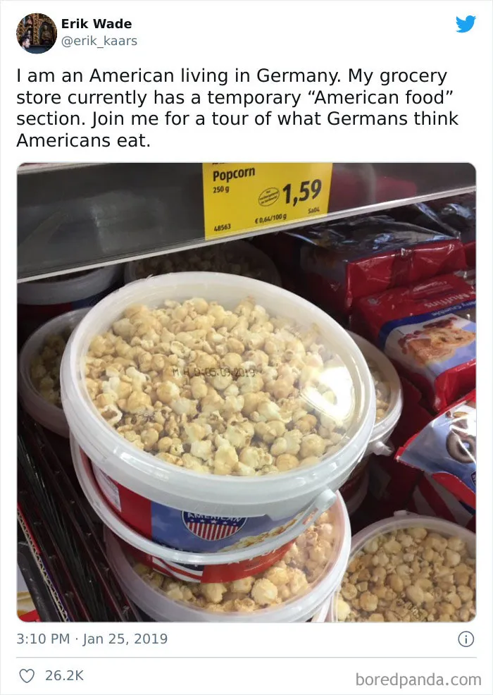 What The "American Food" Section Looks Like In Different Countries