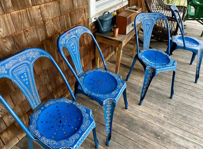 My Brother Found These In The Trash In Boston. Set Of Five (One Not Shown), Hand-Painted In India