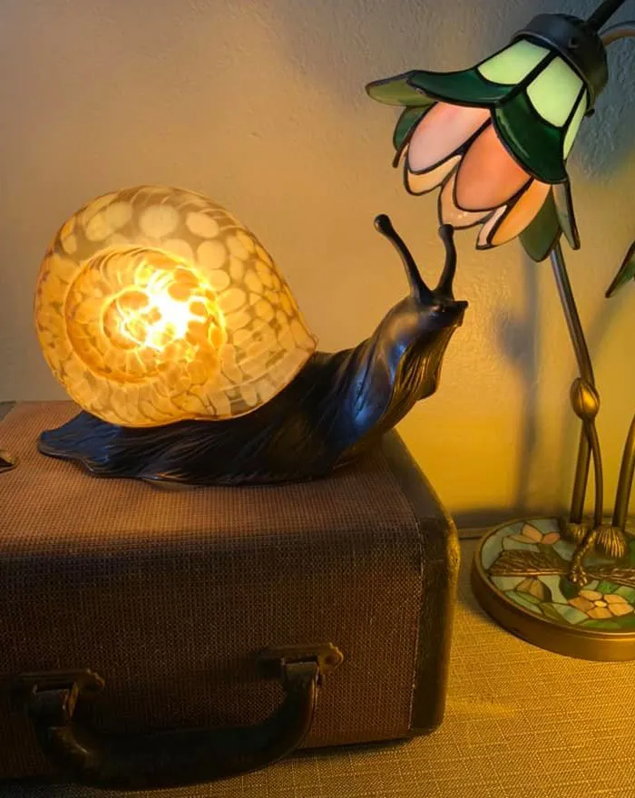 Snailed It!!!  Got This Gorgeous Gastropod Lamp From Facebook Marketplace Today!!!