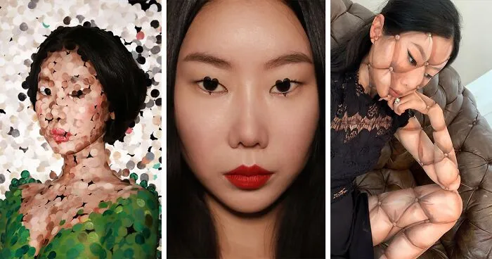 Korean Artist Goes Viral For Transforming Herself Into Mind-Bending Optical Illusions Without Any Photoshop (32 New Pics)