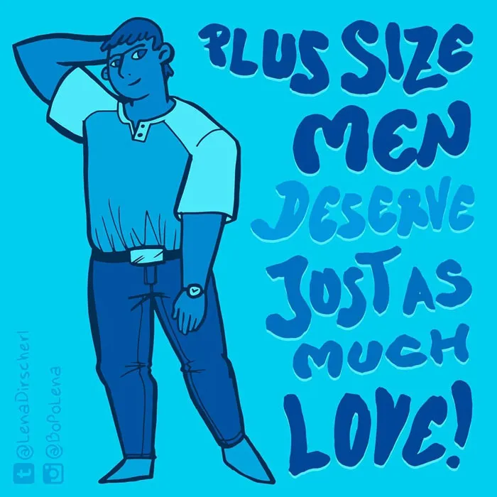 "Los problemas de imagen corporal masculina son importantes:" 30 Ilustraciones de BoPoLena