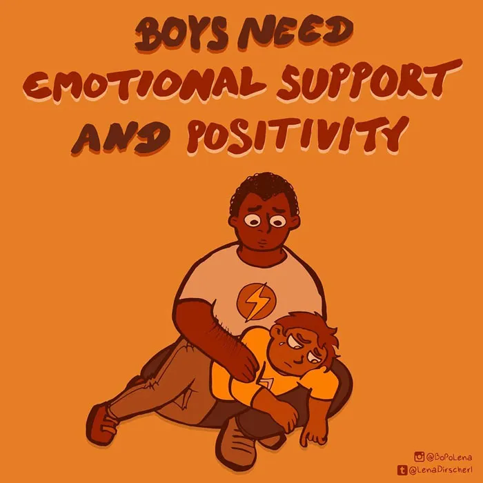 "Los problemas de imagen corporal masculina son importantes:" 30 Ilustraciones de BoPoLena