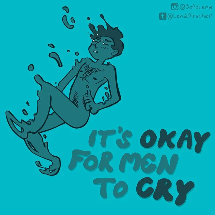 "Los problemas de imagen corporal masculina son importantes:" 30 Ilustraciones de BoPoLena