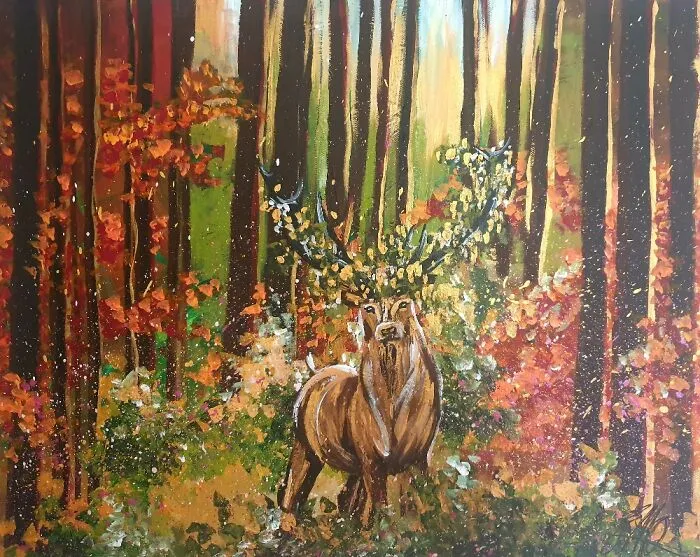 My Favorite Things To Paint Are Stags