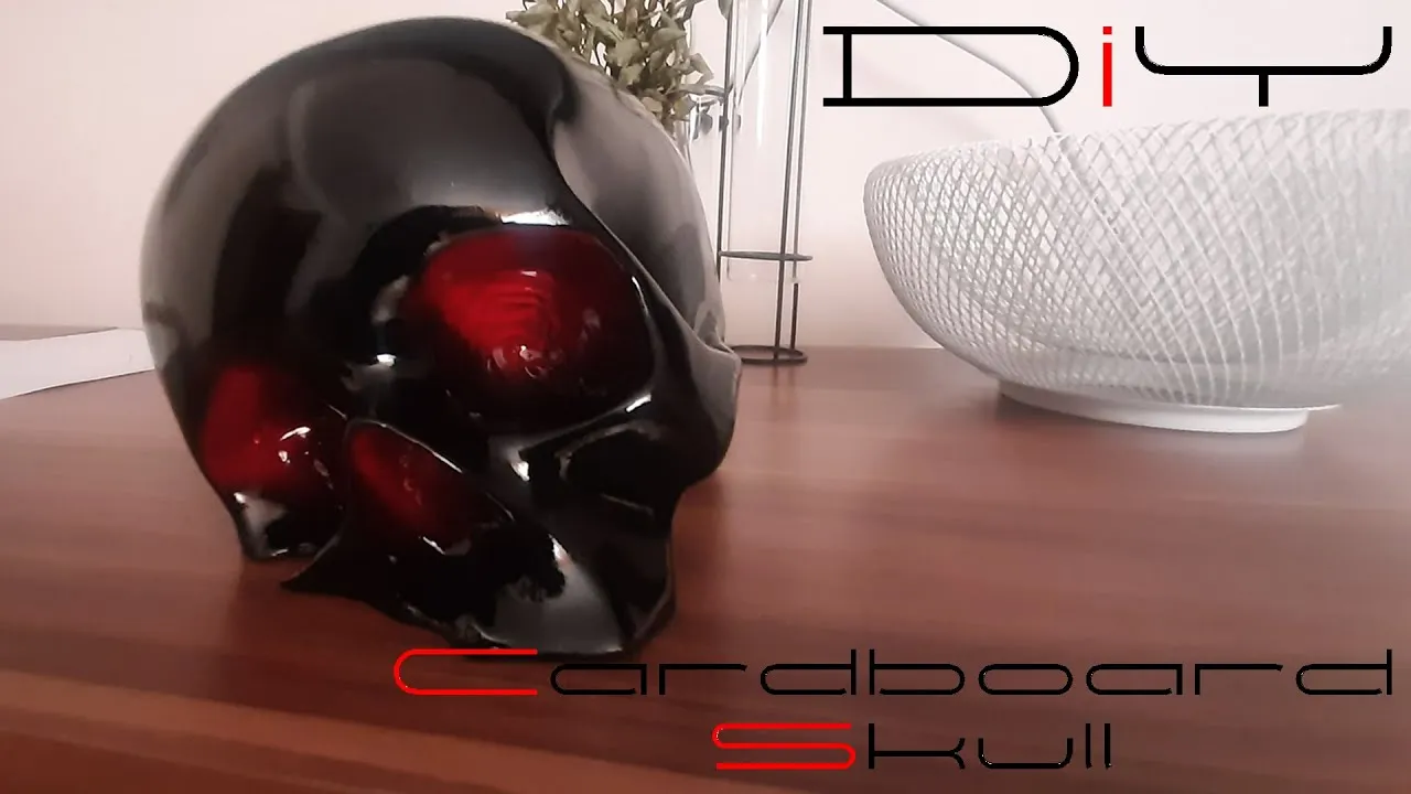 DIY Cardboard Skull