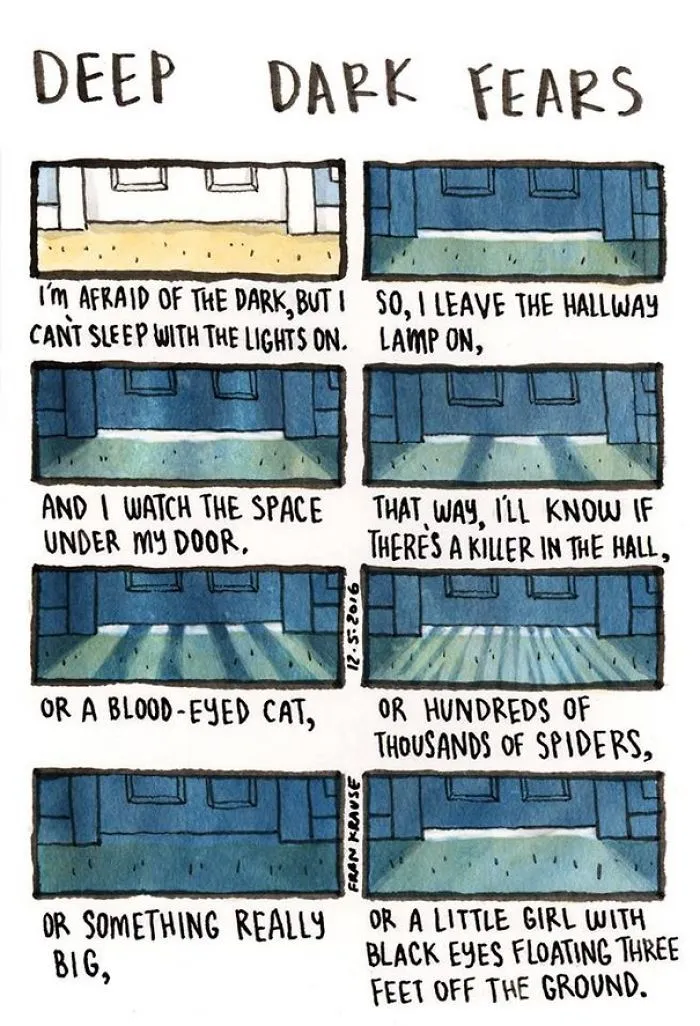 This Artist Illustrates People's Deep Dark Fears And Some Of Them Are Unsettling (30 Pics)
