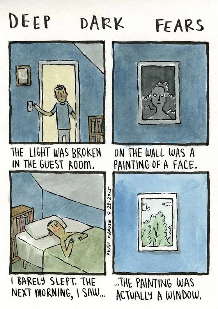 This Artist Illustrates People's Deep Dark Fears And Some Of Them Are Unsettling (30 Pics)