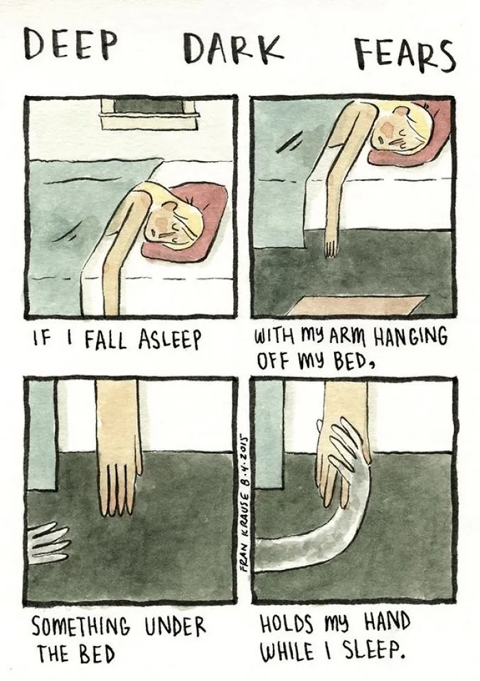 This Artist Illustrates People's Deep Dark Fears And Some Of Them Are Unsettling (30 Pics)