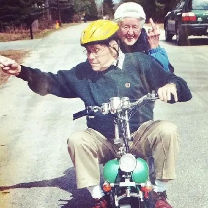 My Friend Posted A Picture Of Her Grandparents On Thanksgiving, It Definitely Needed More Exposure. Cheers To Being This Cool When I'm Old
